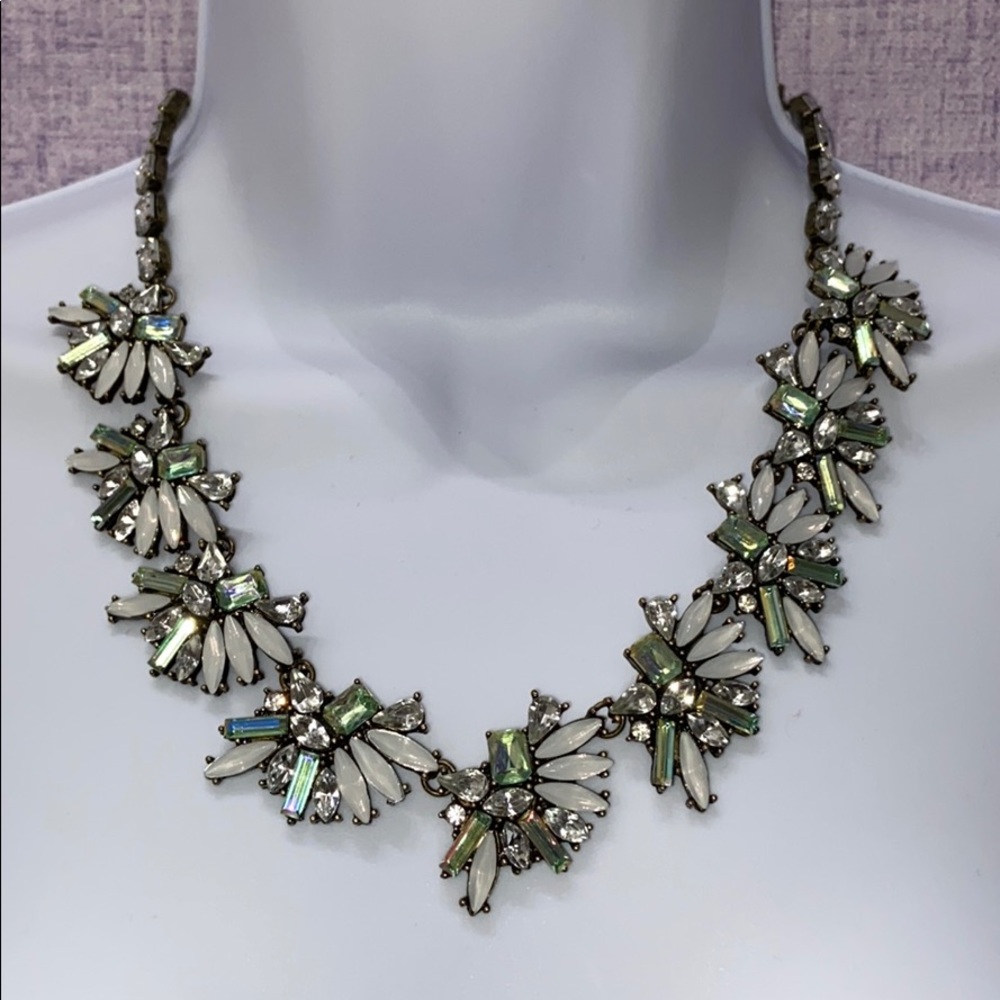 BaubleBar Watercolor Rhinestone Crystal Necklace